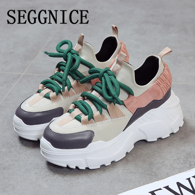 Women's Platform Sneakers Chunky Shoes Thick Bottom High Heel Flat Shoes 2020 Winter Spring Fashion Female Sneakers Black Shoes
Women's Platform Sneakers Chunky Shoes Thick Bottom High Heel Flat Shoes 2020 Winter Spring Fashion Female Sneakers Black Shoes