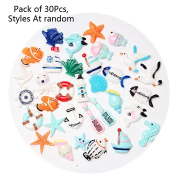 30Pc Summer Beach Marine Park Miniature Pendants Ornament Resin Jewelry Making T4MD
30Pc Summer Beach Marine Park Miniature Pendants Ornament Resin Jewelry Making T4MD