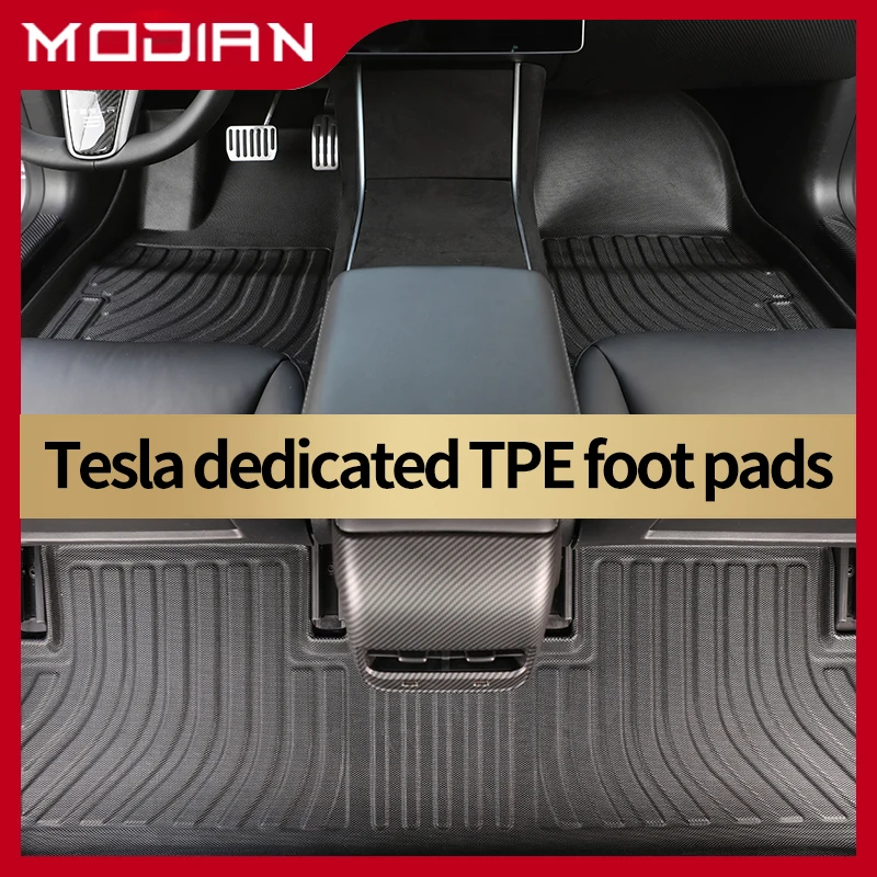 Tesla Model 3 car waterproof non-slip floor mat modification accessories all-weather surrounding special TPE rubber foot mat2021
Tesla Model 3 car waterproof non-slip floor mat modification accessories all-weather surrounding special TPE rubber foot mat2021