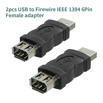 2PCS USB to Firewire IEEE 1394 6Pin adapter USB to Firewire 6 pin Female to USB male 1394 convert Firewire IEEE 1394 adapter
2PCS USB to Firewire IEEE 1394 6Pin adapter USB to Firewire 6 pin Female to USB male 1394 convert Firewire IEEE 1394 adapter