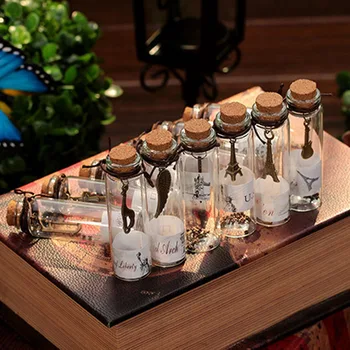12pcs Dollhouse Creative Gift for Children Small Vintage Ornaments Craft Decor Cute Mini Glass Wishing Bottles Vials Containers
12pcs Dollhouse Creative Gift for Children Small Vintage Ornaments Craft Decor Cute Mini Glass Wishing Bottles Vials Containers