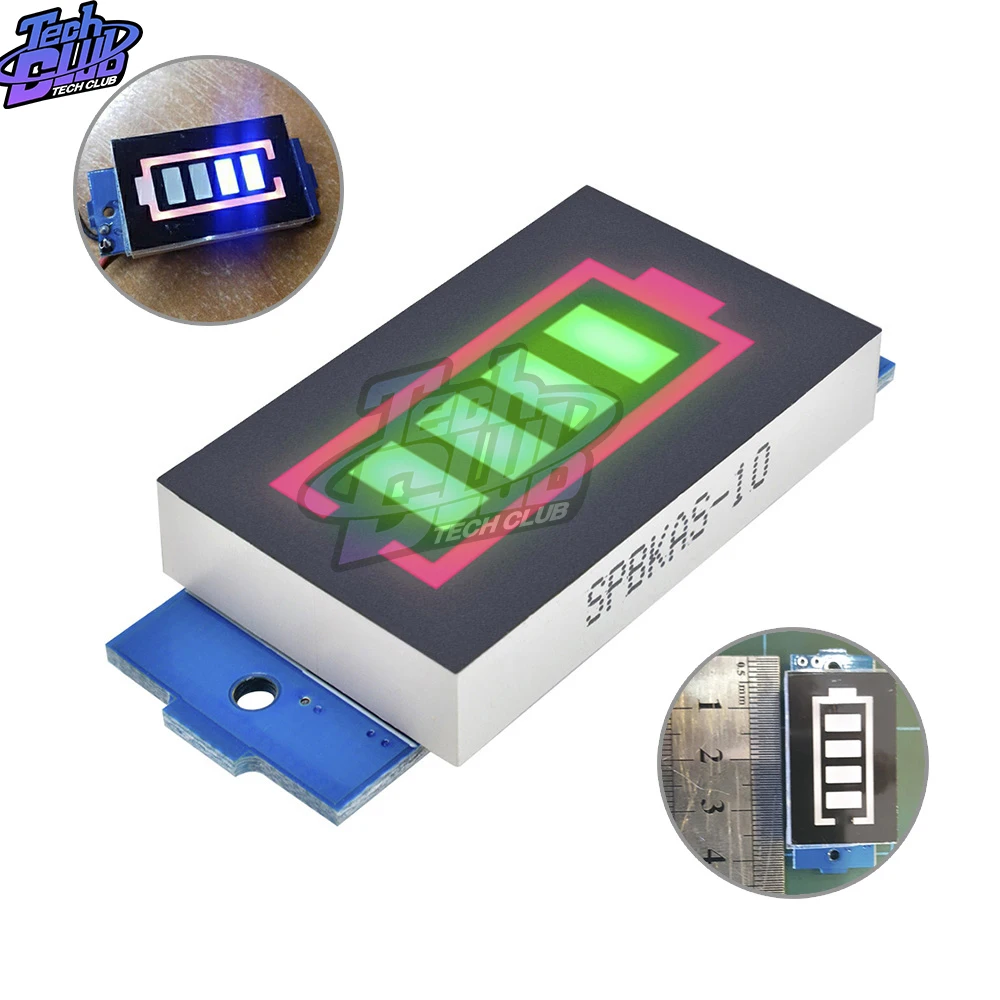 2S 3S 4S 6S Single 3.7V Lithium Battery Capacity Indicator Module 4.2V Blue Display Electric Vehicle Battery Power Tester Li-ion
2S 3S 4S 6S Single 3.7V Lithium Battery Capacity Indicator Module 4.2V Blue Display Electric Vehicle Battery Power Tester Li-ion