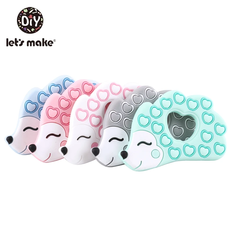 Let's Make Silicone Hedgehog 1pc BPA Free Porcupine Single Loaded Food Grade Silicone Baby Teethers Patent Toys for Teething
Let's Make Silicone Hedgehog 1pc BPA Free Porcupine Single Loaded Food Grade Silicone Baby Teethers Patent Toys for Teething