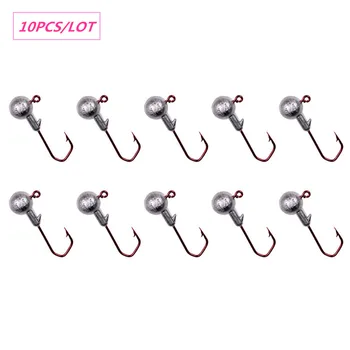 10PCS/LOT Triangle head Fishing Lead Hook with red ,7G 10G 14G Soft bait lure hook
10PCS/LOT Triangle head Fishing Lead Hook with red ,7G 10G 14G Soft bait lure hook