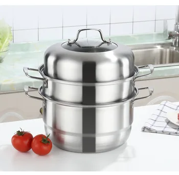 1PC Stainless Steel Multi layer Thick Steamer pot Soup Steam Pot Universal Cooking Pots for Cooker Gas Stove Steam Pot OK 1149
1PC Stainless Steel Multi layer Thick Steamer pot Soup Steam Pot Universal Cooking Pots for Cooker Gas Stove Steam Pot OK 1149