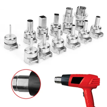12pcs Convenient Hot Air Gun Nozzles Multi-functional Tools for 850 850A 852 852D 852D+ Desoldering Rework Station
12pcs Convenient Hot Air Gun Nozzles Multi-functional Tools for 850 850A 852 852D 852D+ Desoldering Rework Station