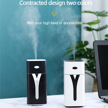 ELOOLE 420ML Ultrasonic Air Humidifier High Quality USB Aroma Essential Oil Diffuser Fogger Mist Maker with LED Night Lamp
ELOOLE 420ML Ultrasonic Air Humidifier High Quality USB Aroma Essential Oil Diffuser Fogger Mist Maker with LED Night Lamp