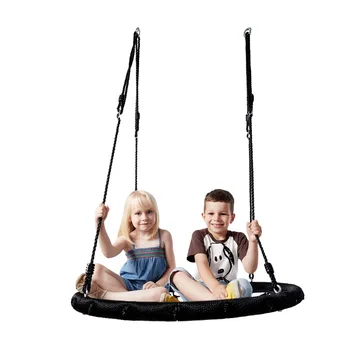 100cm Children round nest swing indoor outdoor Net rope weaving hanger children net rope stout swing baby toys bearing 200 kg
100cm Children round nest swing indoor outdoor Net rope weaving hanger children net rope stout swing baby toys bearing 200 kg