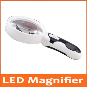 5X LED Illuminated Handheld Magnifier Loupe for Reading Jewelry appraisal Loupe 5 Times Double Lens Magnifying Glass with Lamps
5X LED Illuminated Handheld Magnifier Loupe for Reading Jewelry appraisal Loupe 5 Times Double Lens Magnifying Glass with Lamps