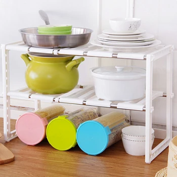 YOMDID Multifunctional Kitchen Rack Telescopic Sink Drain Rack Pot Dish Condiments Shelf Adjustable Storage Rack Kitchen Tool
YOMDID Multifunctional Kitchen Rack Telescopic Sink Drain Rack Pot Dish Condiments Shelf Adjustable Storage Rack Kitchen Tool