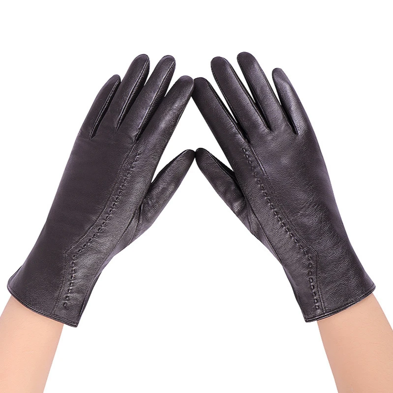 2020 Autumn and Winter New Fashion Ladies Leather Gloves Double-Layer Warm Outdoor Riding and Driving Cold Gloves
2020 Autumn and Winter New Fashion Ladies Leather Gloves Double-Layer Warm Outdoor Riding and Driving Cold Gloves