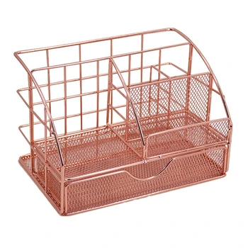 Metal Mesh Desk Organizer Table 5 Grids Design Storage Box Drawer Pencil Holder 57BE
Metal Mesh Desk Organizer Table 5 Grids Design Storage Box Drawer Pencil Holder 57BE