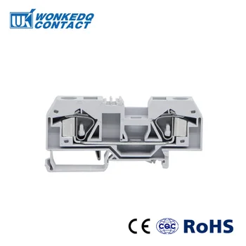 10Pcs 283-901 Connector DIN Mount Spring Cage Connection Terminal Blocks 2 Conductor through
10Pcs 283-901 Connector DIN Mount Spring Cage Connection Terminal Blocks 2 Conductor through