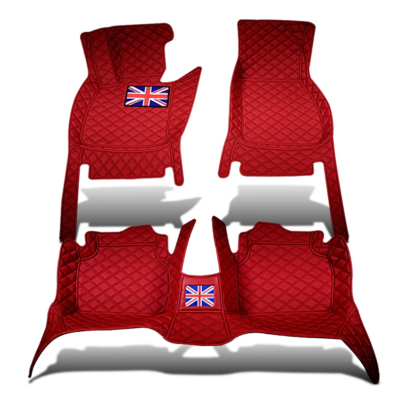

Custom Full Covered No Odor Waterproof Carpets Durable Car Floor Mats for Mini Cooper Clubman F54 F55 with Union Jack Union Flag