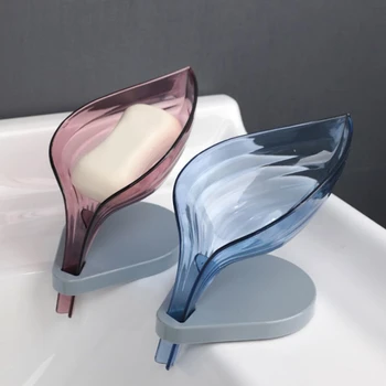 Leaf Shape Soap Box Dish Storage Plate Tray Holder Case Drain Suction Cup Dry Rack Container Household Bathroom Supplies Gadgets
Leaf Shape Soap Box Dish Storage Plate Tray Holder Case Drain Suction Cup Dry Rack Container Household Bathroom Supplies Gadgets