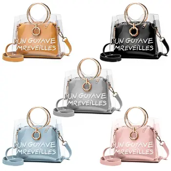 Women Girls Small Handbag Transparent Shoulder Bag Crossbody Tote Beach Purse PVC PU Bag
Women Girls Small Handbag Transparent Shoulder Bag Crossbody Tote Beach Purse PVC PU Bag