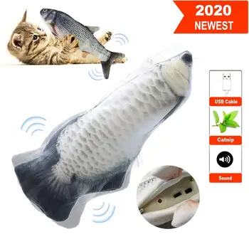 Electric Moving Fish Cat Toy Realistic Plush Simulation Electric Wagging Fish kids Toy Catnip Kicker Toy for Kitten Kitty Pet
Electric Moving Fish Cat Toy Realistic Plush Simulation Electric Wagging Fish kids Toy Catnip Kicker Toy for Kitten Kitty Pet