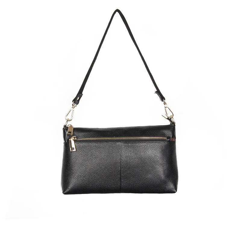 Women Genuine Leather Day Clutches Black Bags Double Shoulders Women's Fashion Crossbody Bags Small Clutch Bags
Women Genuine Leather Day Clutches Black Bags Double Shoulders Women's Fashion Crossbody Bags Small Clutch Bags