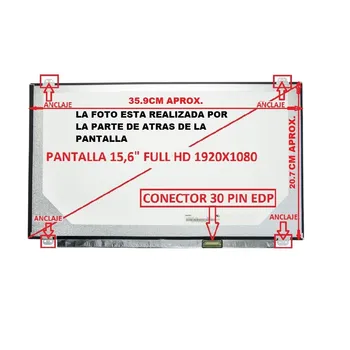 SCREEN COMPATIBLE AND FOR LAPTOP HP 15-BS575TX 15,6 WUXGA 1920x1080 Full HD LCD LED 30 pin EDP SEE PICTURE
SCREEN COMPATIBLE AND FOR LAPTOP HP 15-BS575TX 15,6 WUXGA 1920x1080 Full HD LCD LED 30 pin EDP SEE PICTURE
