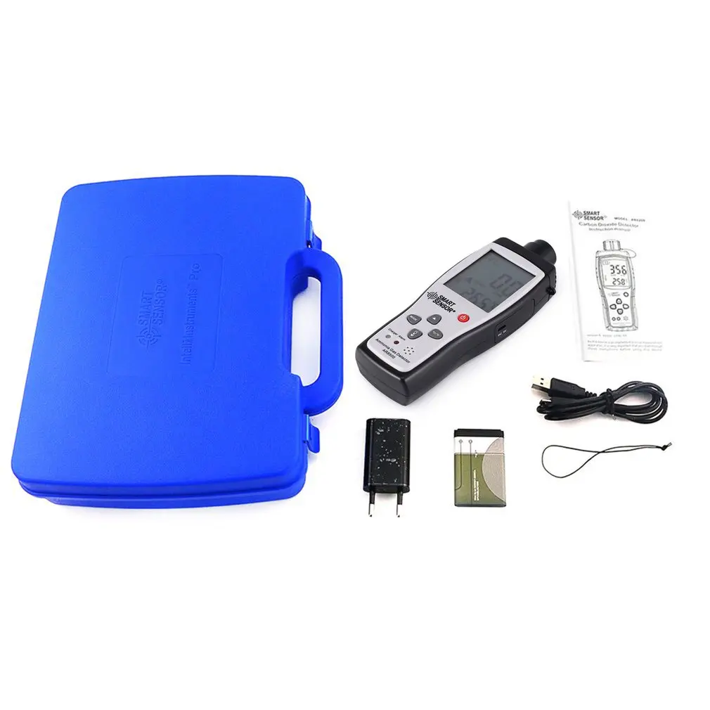 Smart Sensor AR8500 Air Quality Monitor Gas Meter Ammonia TEMP Detector Analyzer Handheld Tester Temperature Thermometer
Smart Sensor AR8500 Air Quality Monitor Gas Meter Ammonia TEMP Detector Analyzer Handheld Tester Temperature Thermometer