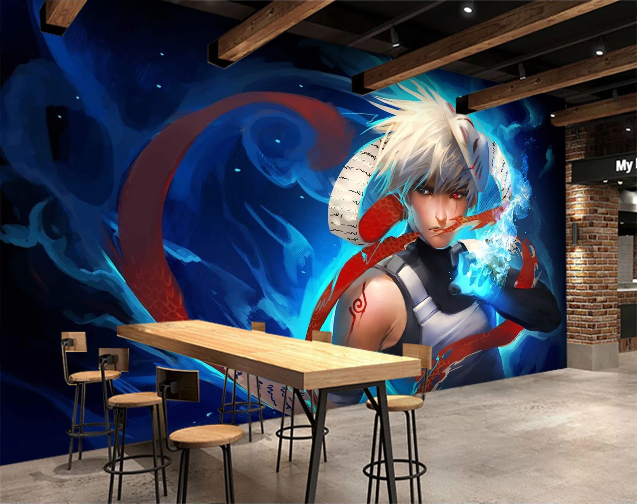 

[Self-Adhesive] 3D Naruto 25800258 Japan Anime Wall Paper mural Wall Print Decal Wall Murals