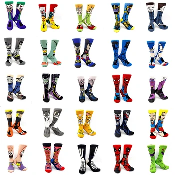 Man cartoon anime funny socks Marvel Avengers Deadpool Venom Spiderman Sponge cartoon sock art crazy surprise man crew socks
Man cartoon anime funny socks Marvel Avengers Deadpool Venom Spiderman Sponge cartoon sock art crazy surprise man crew socks