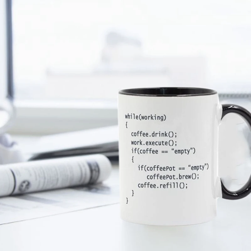Coffee++ Program for Programmers Coffee Mug Ceramic Cup Color Handle Colour Inside Gifts
Coffee++ Program for Programmers Coffee Mug Ceramic Cup Color Handle Colour Inside Gifts