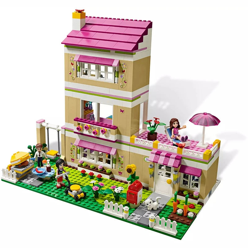 Compatible Legoing Friends Girls Olivia's House Building Blocks Model Educational Toys For Children 10164 Bricks Figure Sets
Compatible Legoing Friends Girls Olivia's House Building Blocks Model Educational Toys For Children 10164 Bricks Figure Sets