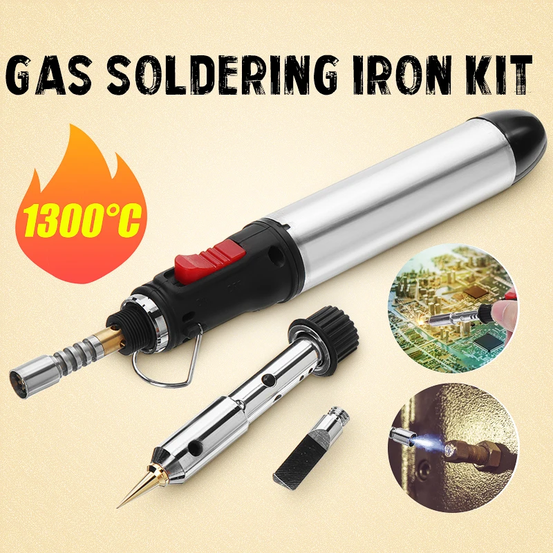 1300 Celsius Electric Soldering Irons Gas Iron Tool Kit Electric Mini Soldering Irons Temperature Adjustable Electric Iron
1300 Celsius Electric Soldering Irons Gas Iron Tool Kit Electric Mini Soldering Irons Temperature Adjustable Electric Iron