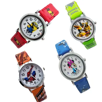 Dropship 4 Kinds of Cartoon Patterns Robot Minions 3 Minnie Children Kids Watch Leather Strap Boys Girls Christmas Gift Clock
Dropship 4 Kinds of Cartoon Patterns Robot Minions 3 Minnie Children Kids Watch Leather Strap Boys Girls Christmas Gift Clock