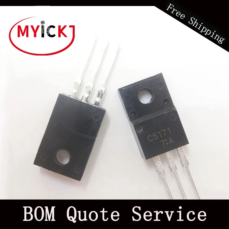 10 шт. 2SC5171 TO-220 NPN EPITAXIAL тип (мощность драйвер сценический усилитель приложения)
