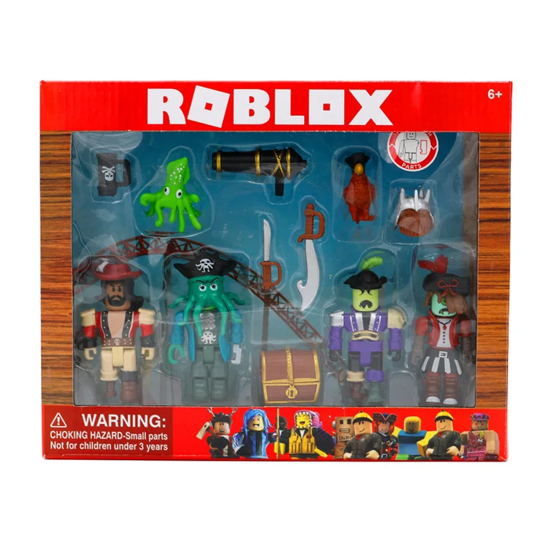 Набор Кукол ROBLOX Pirate Showdown Mix & Match 7 см набор из ПВХ куклы игрушки для мальчиков