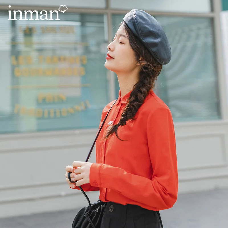 INMAN 2020 Spring New Arrival Literary Retro Embroidered Lapel Single-breasted Long Sleeve Blouse
INMAN 2020 Spring New Arrival Literary Retro Embroidered Lapel Single-breasted Long Sleeve Blouse