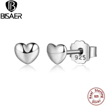 Popular 925 Sterling Silver 2 Colors Petite Hearts Stud Earrings Brincos Earrings for Women Sterling Silver Brand Fine Jewelry 
Popular 925 Sterling Silver 2 Colors Petite Hearts Stud Earrings Brincos Earrings for Women Sterling Silver Brand Fine Jewelry