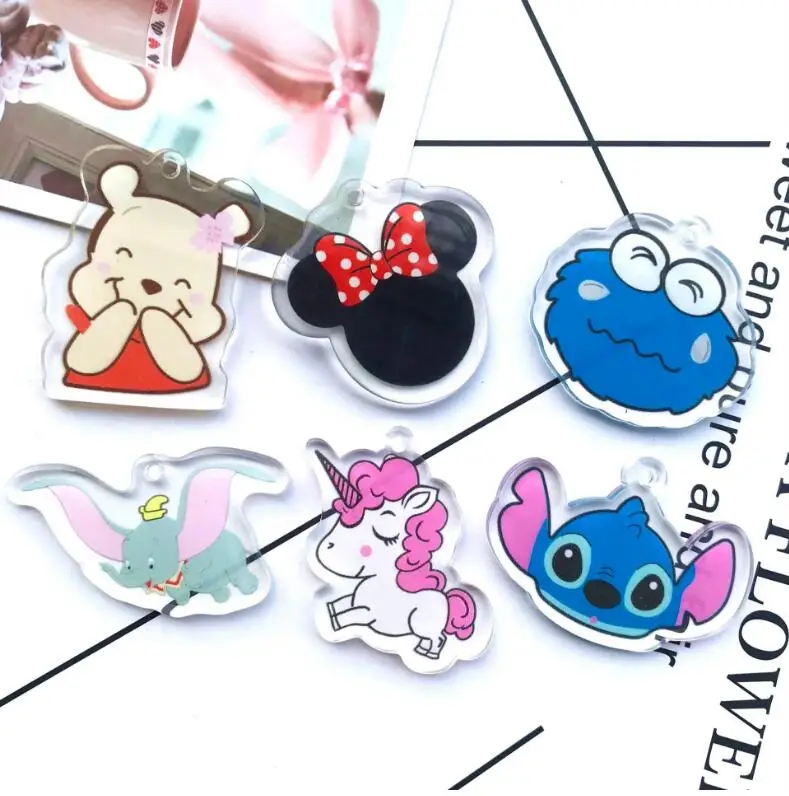 10pcs new Acrylic cartoon design Mobile phone hang rope charms keychain pendant necklace pendant for DIY decoration
10pcs new Acrylic cartoon design Mobile phone hang rope charms keychain pendant necklace pendant for DIY decoration