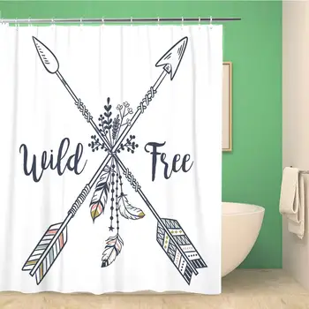 Bathroom Shower Curtain Vintage Boho Tribal Ethnic Crossed Arrows Feathers 72x72 inches Waterproof Bath Curtain Set with Hooks
Bathroom Shower Curtain Vintage Boho Tribal Ethnic Crossed Arrows Feathers 72x72 inches Waterproof Bath Curtain Set with Hooks