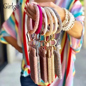 Girlgo New Silicone Big O Key Ring Chain Custom Circle Wristlet Bracelets Keychains Women Girl Key Rings Wrist Strap Jewelry
Girlgo New Silicone Big O Key Ring Chain Custom Circle Wristlet Bracelets Keychains Women Girl Key Rings Wrist Strap Jewelry