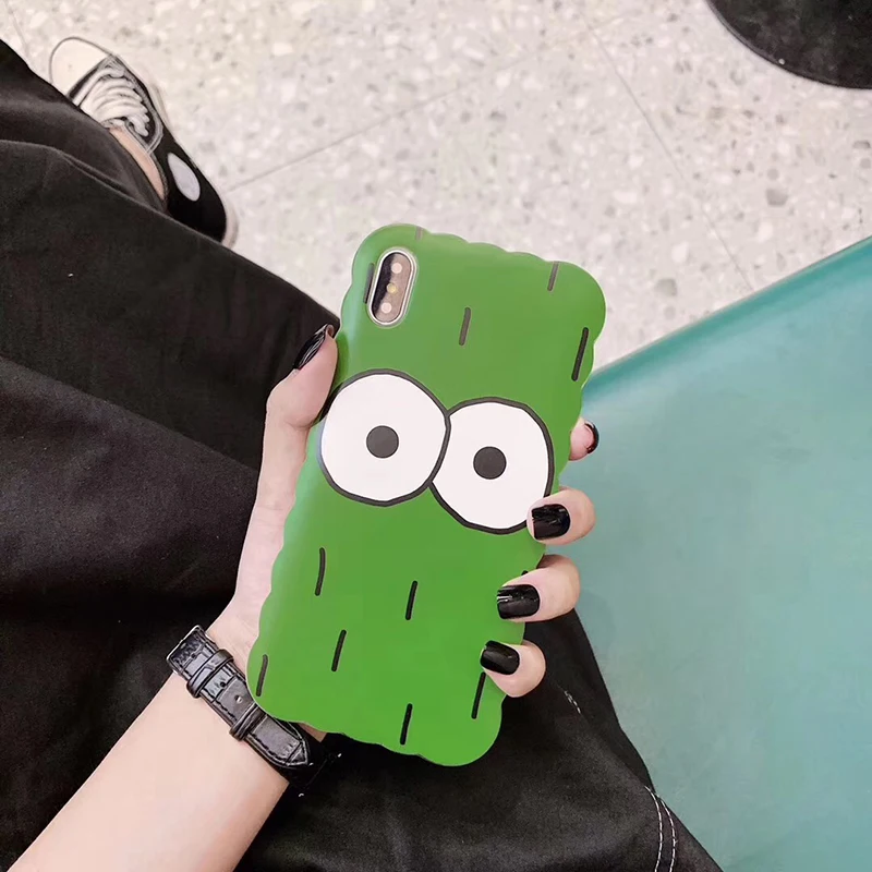 New Wave biscuit cactus eye soft silicon cover case for iphone 6 S 6S 7 7plus 8 8plus X XR XS MAX Christmas present phone coque
New Wave biscuit cactus eye soft silicon cover case for iphone 6 S 6S 7 7plus 8 8plus X XR XS MAX Christmas present phone coque
