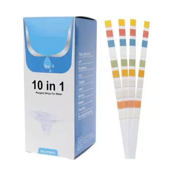 Pool and Spa Test Strips for Hot Tub 10-in-1 Spa for Hot Tubs Swimming (1Pack 50 Pcs)
Pool and Spa Test Strips for Hot Tub 10-in-1 Spa for Hot Tubs Swimming (1Pack 50 Pcs)