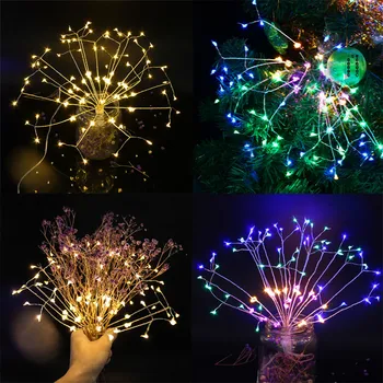 Firework Lights LED String Lights 8 Modes Dimmable With Remote Cont Christmas Home Party Decoration Battery Operated Hanging
Firework Lights LED String Lights 8 Modes Dimmable With Remote Cont Christmas Home Party Decoration Battery Operated Hanging