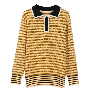 Women Fashion Autumn Winter Sweater Striped Female Casual Jumper And Pullover Tops Stripe Female Knit Sweaters
Women Fashion Autumn Winter Sweater Striped Female Casual Jumper And Pullover Tops Stripe Female Knit Sweaters