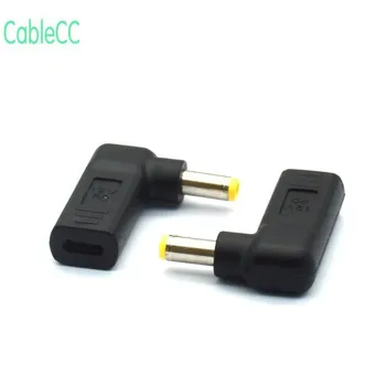 90 degree USB 3.1 USB-C Type-C bus to 5.5*2.5mm DC power supply plug converter bus with PD simulation trigger
90 degree USB 3.1 USB-C Type-C bus to 5.5*2.5mm DC power supply plug converter bus with PD simulation trigger