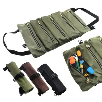 Car Tool Roll Up Bags Canvas Storage Pouch Tools Tote Sling Holder Back Seat Organizer
Car Tool Roll Up Bags Canvas Storage Pouch Tools Tote Sling Holder Back Seat Organizer