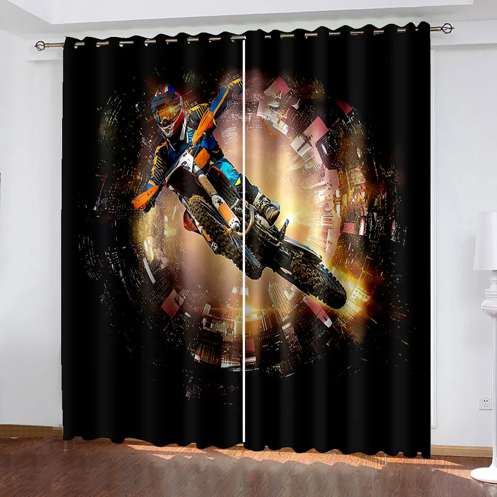 

Room Darkening Blackout Curtains Thermal Insulated Window Curtains for Bedroom Living Rooms Drapes Decor Cortinas Para La Sala