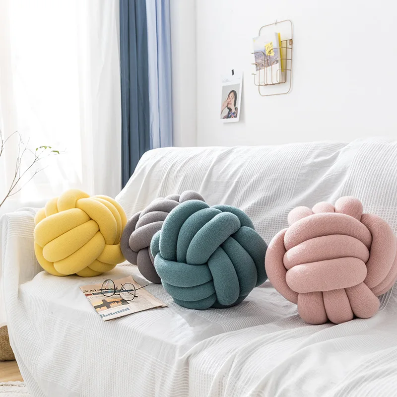 Simanfei Spherical Knot Pillow Textile Solid Color Cotton Lumbar Pillow Children Room Decoration Multi-function Round Pillow
Simanfei Spherical Knot Pillow Textile Solid Color Cotton Lumbar Pillow Children Room Decoration Multi-function Round Pillow