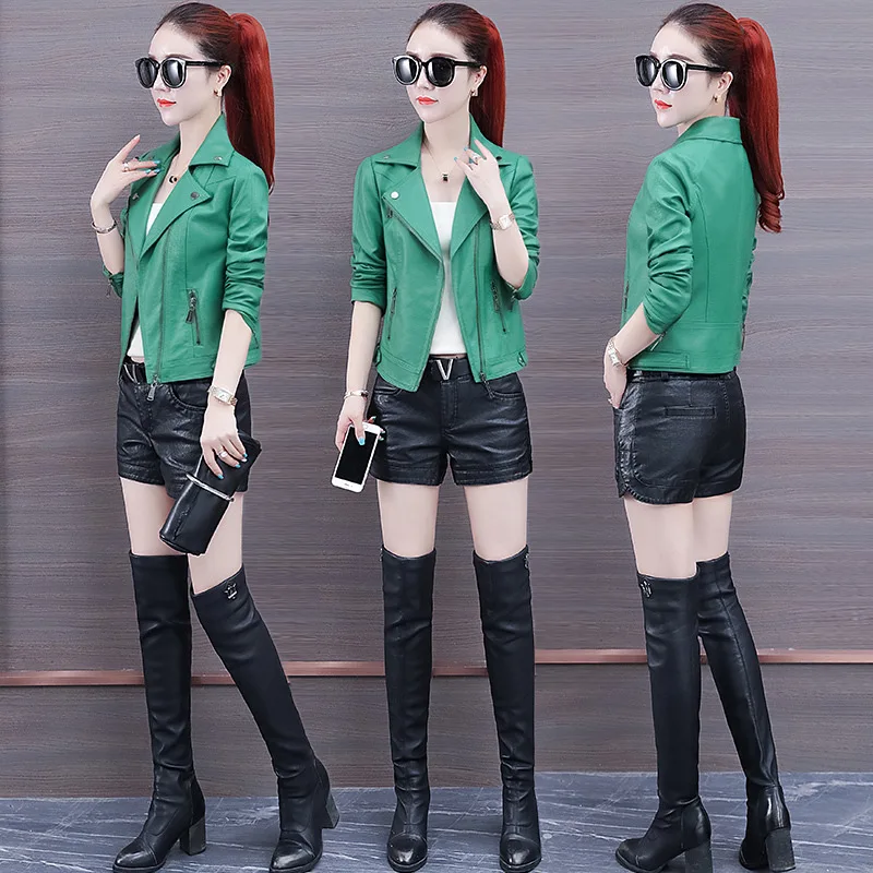 Small Leather Coat Women's 2019 New Style Autumn Clothing Popular Short PU Leather Jacket Korean-style Fashionable Locomotive To
Small Leather Coat Women's 2019 New Style Autumn Clothing Popular Short PU Leather Jacket Korean-style Fashionable Locomotive To