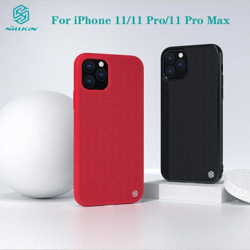 For Apple iPhone 11 Pro Max (5.8/6.1/6.5) Case NILLKIN Textured Nylon fiber case non-slip Thin and light back cover For iPhone11
For Apple iPhone 11 Pro Max (5.8/6.1/6.5) Case NILLKIN Textured Nylon fiber case non-slip Thin and light back cover For iPhone11