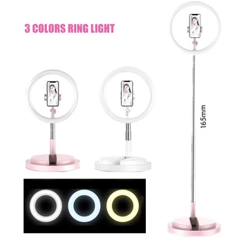 Y2 Selfie Fill Light Desktop LED Ring Light Selfie Lamp With Tripod Stand Phone Holder For Cell Phone Live Photography Ringlight
Y2 Selfie Fill Light Desktop LED Ring Light Selfie Lamp With Tripod Stand Phone Holder For Cell Phone Live Photography Ringlight
