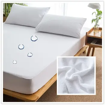30 Waterproof Bed Fitted Sheet Cotton Terry Fabric Waterproof Breathable Bed Sheet with Elastic White Terry Mattress Cover Sheet
30 Waterproof Bed Fitted Sheet Cotton Terry Fabric Waterproof Breathable Bed Sheet with Elastic White Terry Mattress Cover Sheet