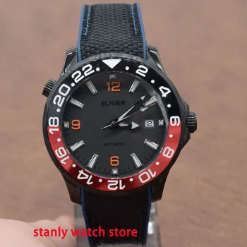 Solid Bliger 41mm gray dial luminous marks sapphire glass black red rotating bezel pvd coated case miyota automatic men's watch
Solid Bliger 41mm gray dial luminous marks sapphire glass black red rotating bezel pvd coated case miyota automatic men's watch